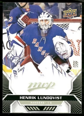 2020-21 Upper Deck MVP - Henrik Lundqvist #70 - Image 1 of 2