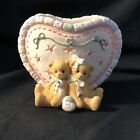 Cherished Teddies VASE “Love Bears All Things” Quilted 3-3/8” 