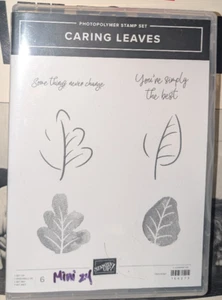 Stampin Up! Pflegende Blätter Stempelset, nagelneu, Photopolymer - Bild 1 von 2