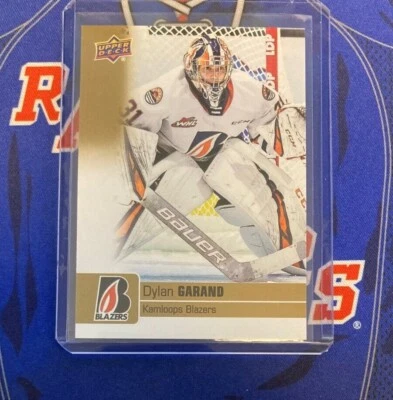 Dylan Garand 2019-20 Upper Deck 🏒 CHL #281 GOLD GLOSSY Rangers Prospect QTY 🔥 - Image 1 of 3