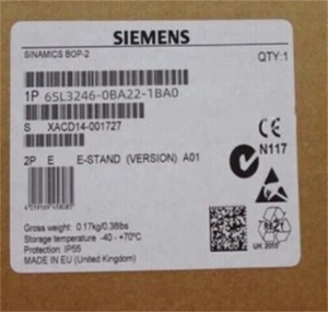 6SL3 246-0BA22-1BA0 NEW SIEMENS 6SL3246-0BA22-1BA0 G120 Control Unit CU250S-2 - Picture 1 of 3