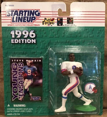 Steve McNair Houston Oilers NFL Starting Lineup Action Figure NIB Kenner NIP - Imagem 1 de 2
