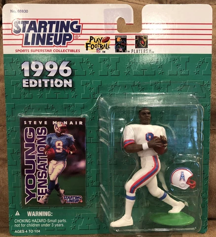 Steve McNair Houston Oilers NFL Starting Lineup Action Figure NIB Kenner NIP Cover