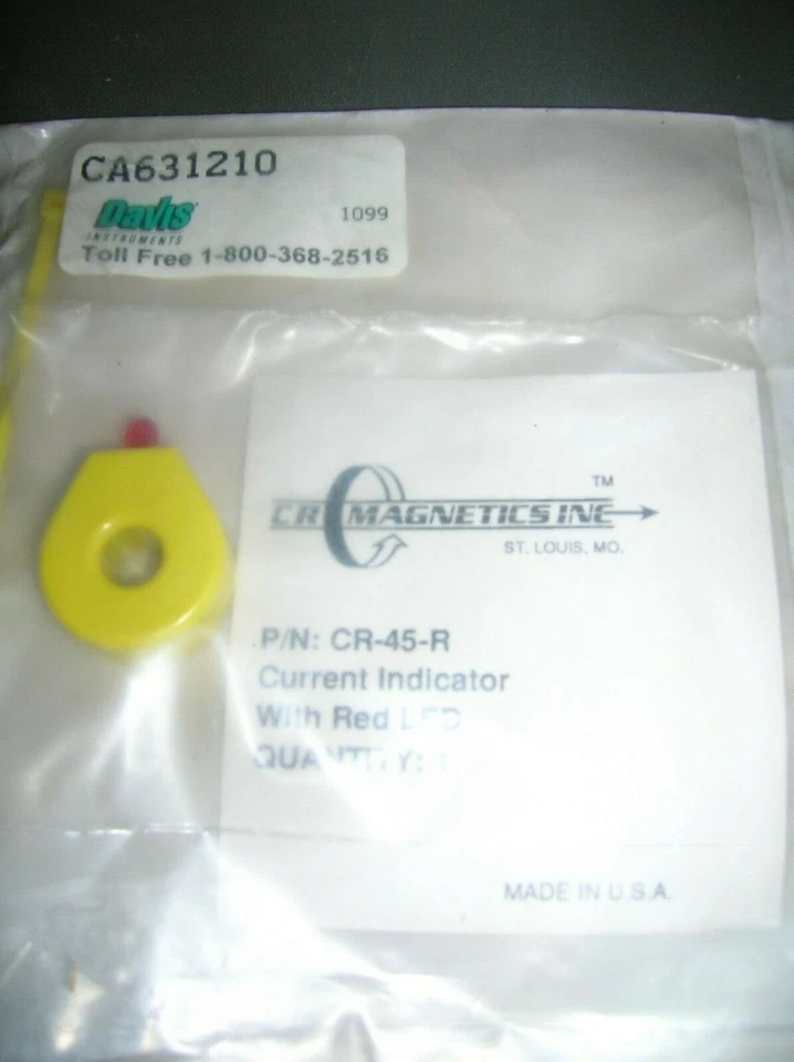 CR Magnetics CR-45-R Current Indicator With Red LED Sealed Pkg. - Image 1 of 1