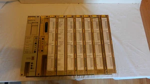 PLC Siemens Simatic, S5 PS 7A/15A, CPU 944B, 7 kaarten type 6ES5 - Afbeelding 1 van 9
