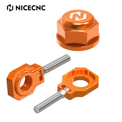 Rear Axle Nut Chain Adjusters For KTM 150-500 SX XC F 2023-2024 XCW EXC F 2024 - Image 1 of 4