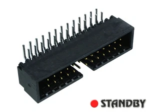 5pcs IDC 26 way male, 281283/1 AMP, Box Header Square Right-Angle, ROHS - Bild 1 von 2