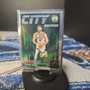 2023-24 Panini NBA Hoops Premium Stock - City Edition #3 Jayson Tatum - Picture 1 of 2