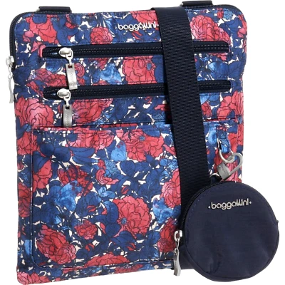 Bolso Bandolera Baggallini Chelsea con Cremallera Dije Vintage Floral $88 Foto 1 de 4