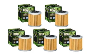 Hiflo Oil Filter (x 5) Fits PIAGGIO BEVERLY 350 / SPORT TOURING (2011 to 2017) - Picture 1 of 5