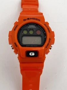 Vintage Casio G-SHOCK 1288 DW-6900 Bright Orange Uhr braucht Batterie (neu) - Bild 1 von 7