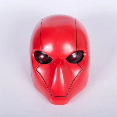 New Red Hood Mask Cosplay Batman Wayne Full Head Helmet Halloween Mask Prop  - Image 1 of 4
