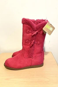 Crazy 8 Girl Pink Boots Size 1 NWT - Picture 1 of 10