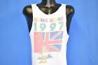 vtg 90s HANDOVER HONG KONG CHINA FLAG CHINESE UK BRITISH DISTRESSED t-shirt M
