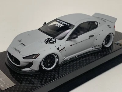 Ruedas grises de rendimiento Maserati Granturismo Liberty Walk LB modelos AB 1/43 Foto 1 de 4