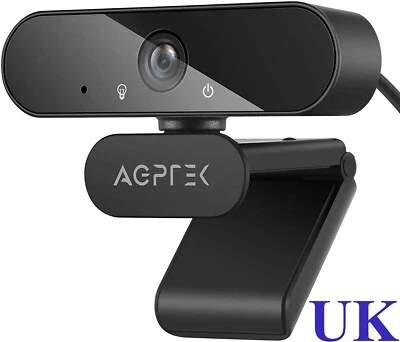 AGPTEK USB 1080P Full HD Webcam w/ Tripod for PC w/ Mic , Windows, Mac , Android - Image 1 of 4