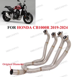 For HONDA CB1000R 19-24 Motorcycle Exhaust Full System Connect Original Muffler - Picture 1 of 6