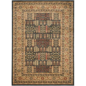SAFAVIEH Mahal Collection MAH697E Navy / Natural Rug - Picture 1 of 32