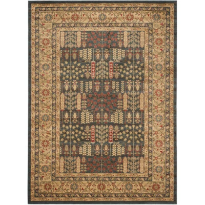 SAFAVIEH Mahal Collection MAH697E Navy / Natural Rug