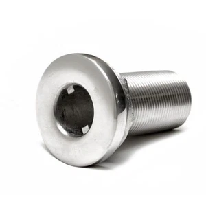 WHITECAP THRU HULL LIVEWELL TRANSOM FITTING STAINLESS STEEL 1 1/8" 6917 MARINE - Picture 1 of 3