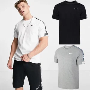 Nike Mens Repeat T Shirt Jersey Cotton Casual Crew Tee Shirt Top S -2XL - Picture 1 of 18