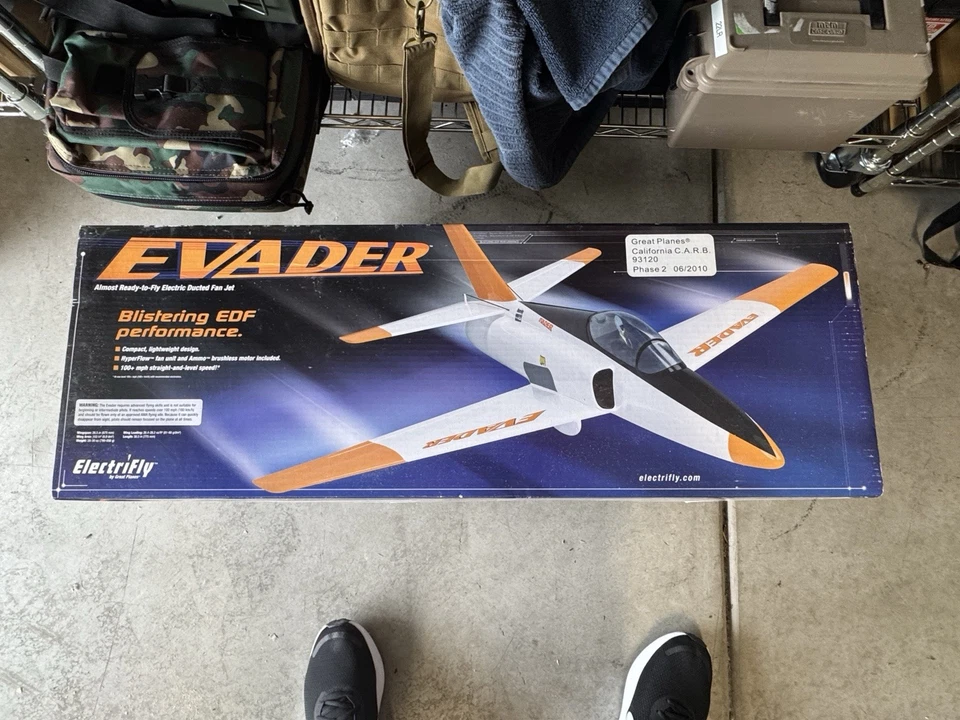 Electrify Evader Edf RC Airplane Kit New Open Box - Image 1 of 1
