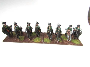 A31 FRANCO PRUSSIAN WAR - PRUSSIAN CAVALRY X 8 28MM WELL PAINTED METAL - Picture 1 of 6