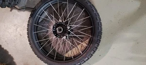 Aprilia Tuareg 660 OEM Tubeless Spoke Front Hub BLACK  - Picture 1 of 4