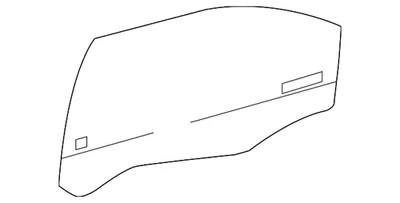 Vidrio de puerta genuino GM 15945882 Foto 1 de 2