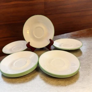JUEGO DE 12 PLATILLOS IRIS CORELLE SHADOW VERDE CLARO Y BLANCO - Imagen 1 de 3