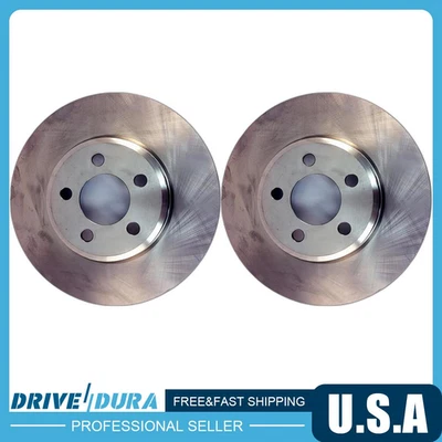 2件装前刹车转子适用于道奇挑战者3.6L 2011 2012 2014-2017 — 第 1/4 张图片