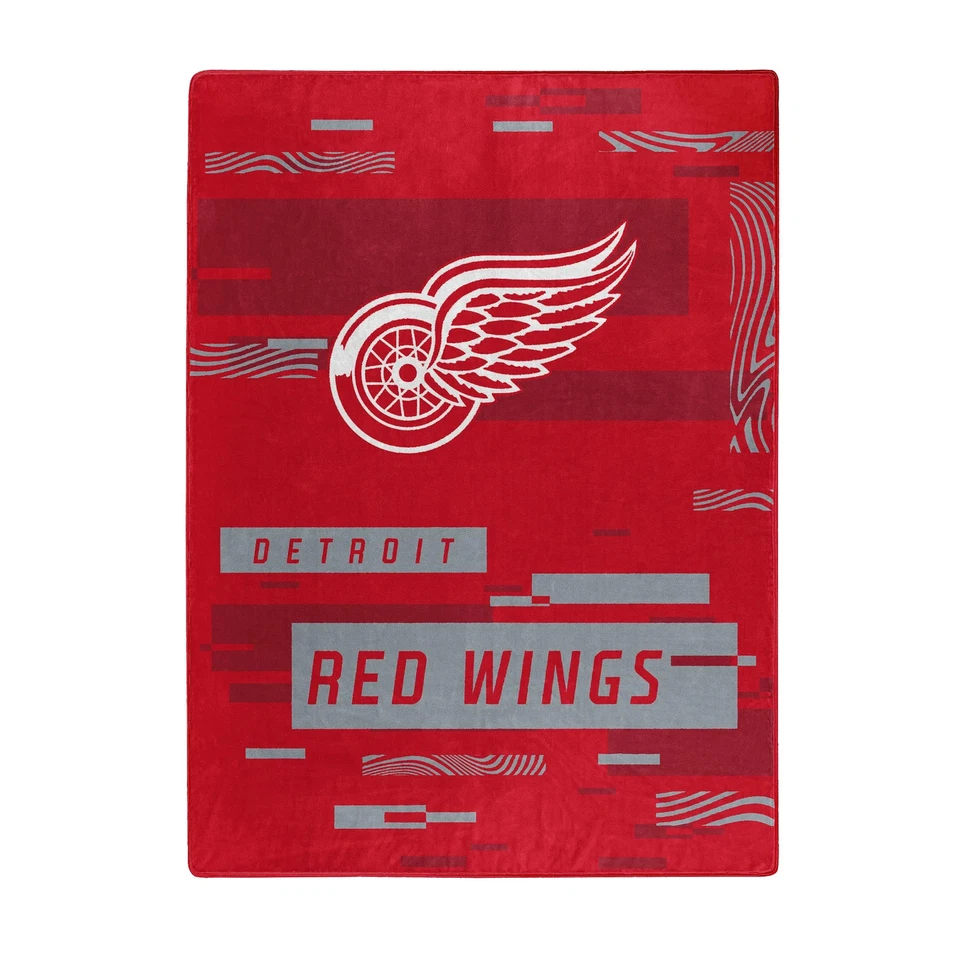 Cobertor Detroit Red Wings 60x80 Raschel design digitalizado - Imagem 1 de 1
