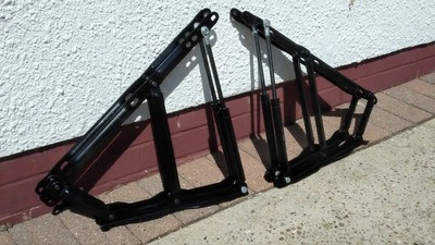 EKSAN (746) 2prs 750N Ottoman Bed Lift Gas Spring Strut Support Hinge Set – Hydraulic