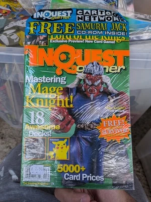 Inquest gamer Magazine Sealed With Insert Cd ROM And Survivor Booster Card 2001 - Image 1 of 2