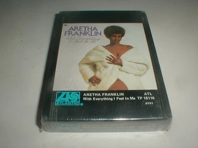 Aretha Franklin EVERYTHING Atlantic 8 Track Tape SEALED 1974 Female Soul Funk - Image 1 of 4