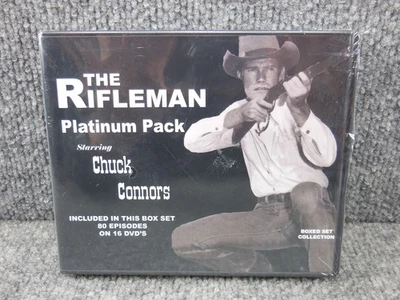 New Sealed The Rifleman Platinum Pack Chuck Connors Boxed DVD Set 80 Episodes - Image 1 of 3
