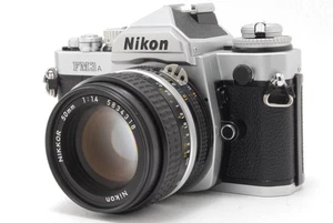 *NEUWERTIG* Nikon FM3A silberne analoge Spiegelreflexkamera 35 mm Gehäuse mit Objektiv 50 mm f/1,4 AIS #JAPAN - Bild 1 von 10