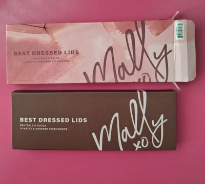 MALLY Beauty Best Dressed Lids Neutrals Bolds Shimmer Eyeshadow Palette NEW - Image 1 of 4