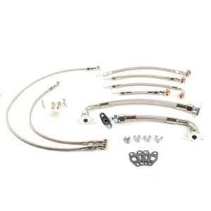 Oil & Water Line Kit fits Mitsubishi 6G72T 3000GT VR4 Stealth TD04 Twin Turbos - Picture 1 of 11