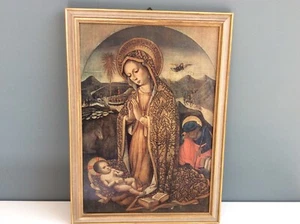 Vintage Madonna and Child Print by W.Welker of Heidelberg Germany - Picture 1 of 16