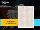 Fretboard Geek - 18" x 24" affiches de feuille de triche guitare - accords 2
