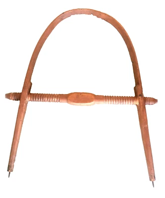 Ancien RARE compas de menuisier charpentier  à pointes sèches  réglage à vis - Photo 1/4