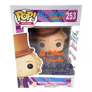 Willy Wonka & Chocolate Factory Kids x4 Signed Funko Pop JSA COA Autographed - Picture 1 of 11