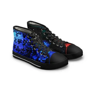 Women's High Top Sneakers - Picture 1 of 9