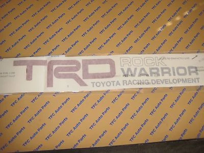 Toyota Tundra Rock Warrior TRD Calcomanía Adhesiva Lado de la Cama Calcomanía Tundra Tacoma Fabricante de Equipo Original Foto 1 de 4