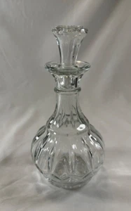 Vintage Glass Cruet 7" with Lid Oil/Vinegar/Perfume - Picture 1 of 6