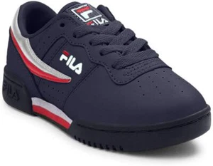 FILA Kids Original Fitness Shoe Navy/White/Red 13 - Picture 1 of 1