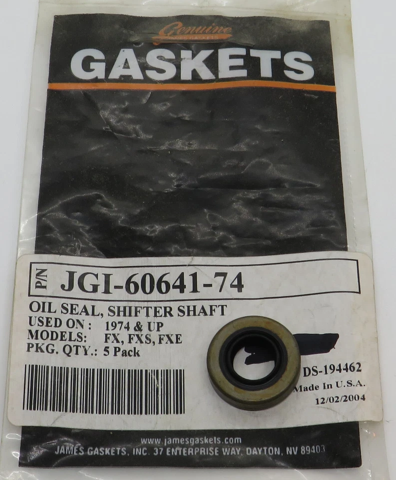 60641-74 James Juntas Eje de cambio Sello de aceite para Harley FXD FXR FLH FXE FL FXS Foto 1 de 1