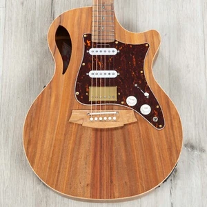 Cole Clark TL2EC-BLBL-HSS True Hybrid Thinline Acoustic-Electric Guitar, Natural - Picture 1 of 12