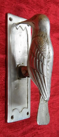 Brass Sparrow Door Bell Ring Sitting Woodpecker Flying Bird Door Knocker RU64 Cover